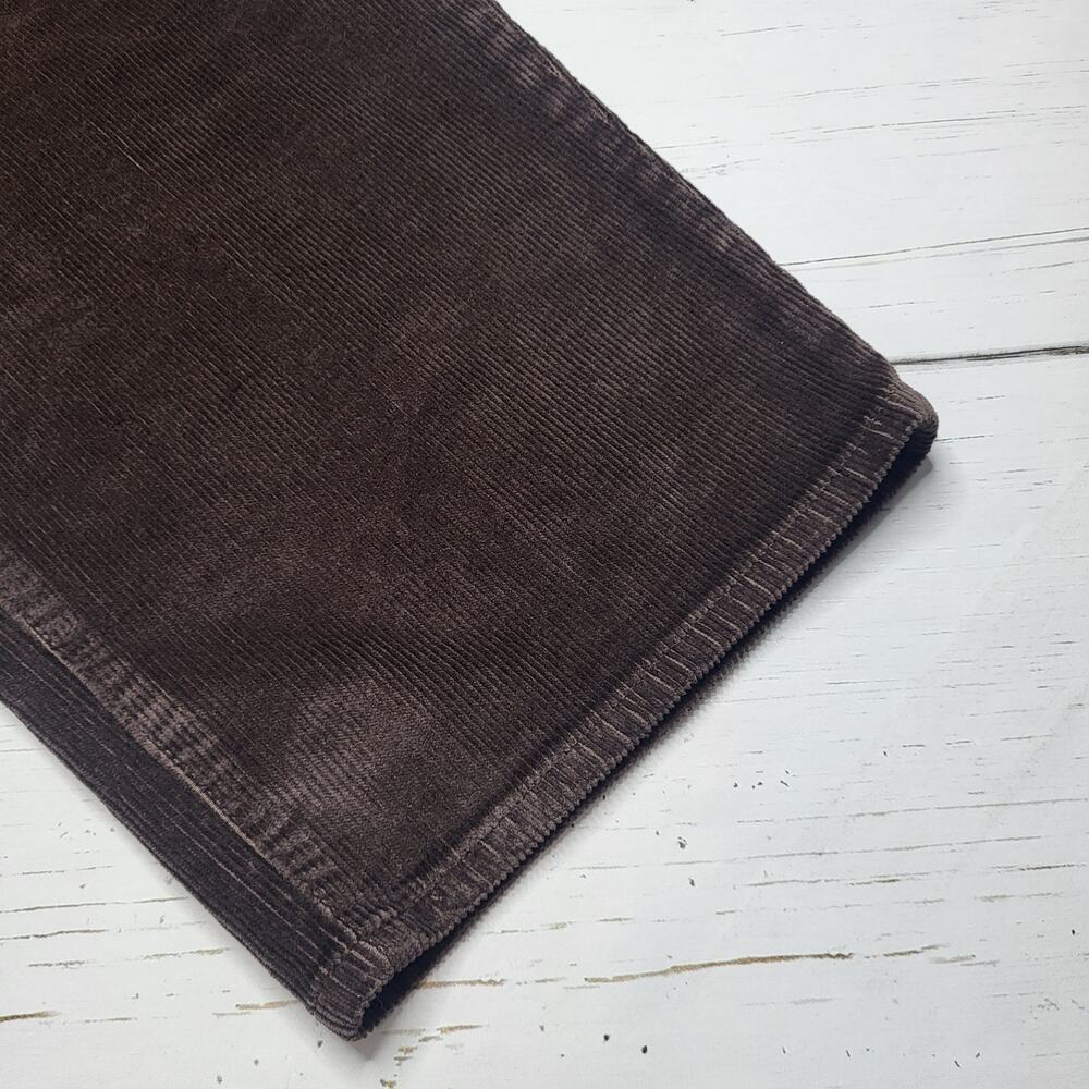 Madewell Petite Balloon Barrel Leg Corduroy Pants Dark Carob Brown Baggy 28P - Picture 11 of 12